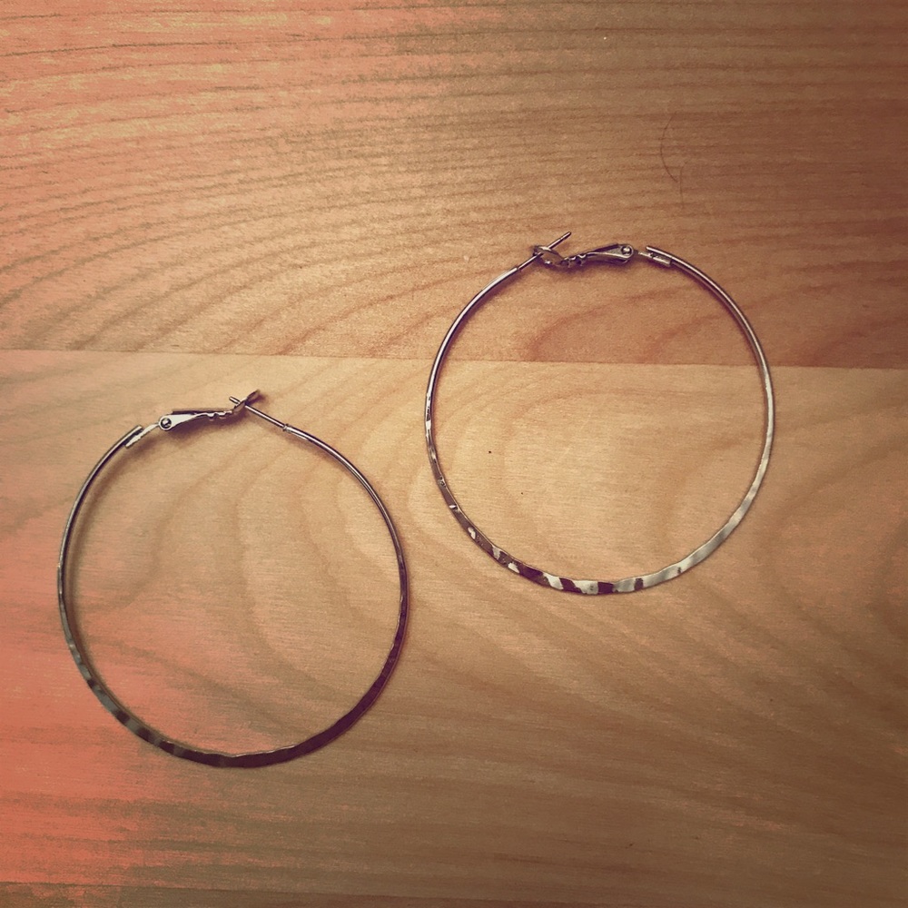 Hammered Hoops
